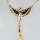 Sylvie Monthule Breast Necklace The Breath Of Isis Gold Nipple and Clit Clamps